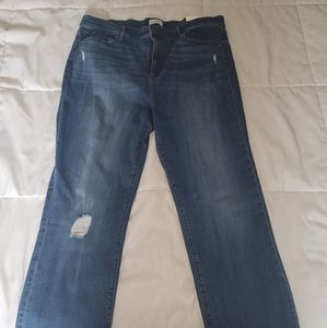 Nwt Loft Distressed Jeans Size 16